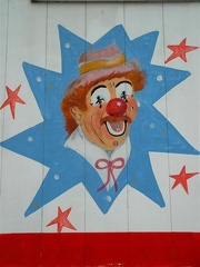 beschildering 6 clown Dokkum 30-06-05