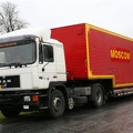 truck MAN 19-422 (BP-DX-08) met trailer (tandem-asser) tbv toiletten