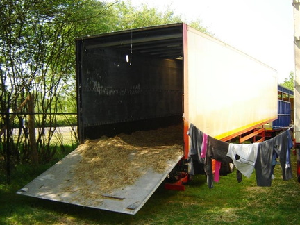trailer-gesloten zonder kelderbakken tbv dieren