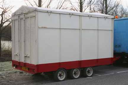 aanhangwagen (BLZ-8957) tbv transport zaagsel