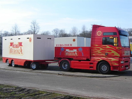 MAN truck en pakwagen tbv dierentransport