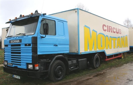 truck Scania 93m (OL-YR-157) met trailer (enkel-asser)