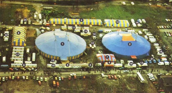 Circus Corty Althoff te Stuttgart voor 1982