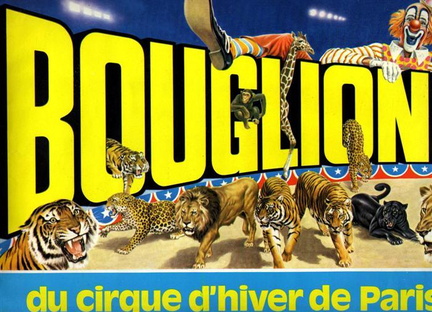 voorblad programmaboekje Cirque Bouglione 1983