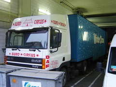 DAF 85 truck en trailer