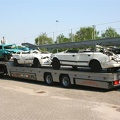 truck Mercedes met trailer tbv sloopautos