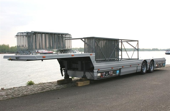 trailer (tandem-asser) tbv transport hekwerk